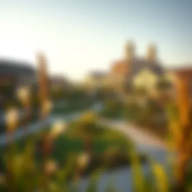 Scenic surroundings and green spaces around Park Heights 2