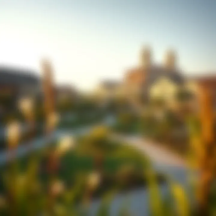 Scenic surroundings and green spaces around Park Heights 2