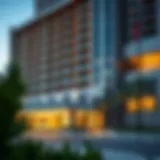 Luxurious exterior view of Radisson Dubai Damac Hills showcasing modern architectural design