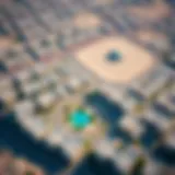 Aerial view of Rawdat Al Warqa showcasing its residential layout