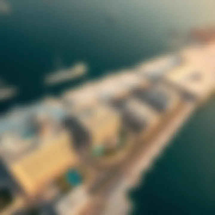 Aerial View of Al Maryah Island Aerial view of Al Maryah Island showcasing modern architecture