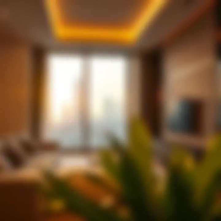 Chic Living Spaces Nearby Modern apartment view near Emirates Tower Metro Station