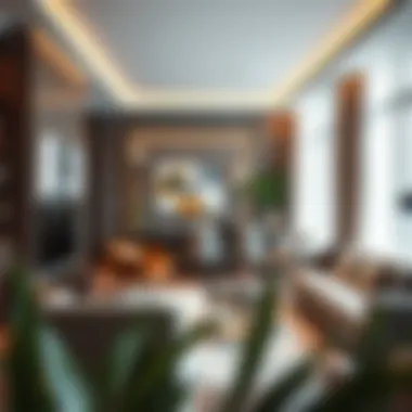 Interior of a modern apartment in Dubai