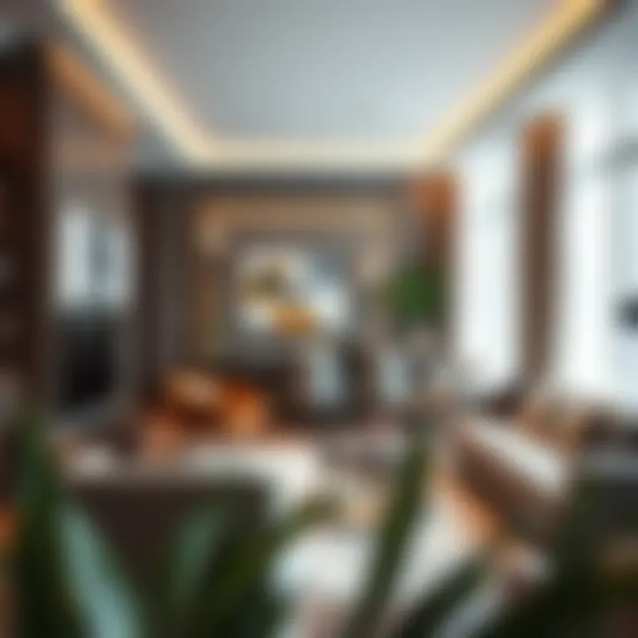 Interior of a modern apartment in Dubai