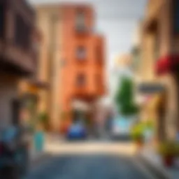 Charming street view of Satwa showcasing local architecture