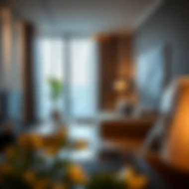 Comfortable Living Space Stylish living area in Rove Hotel Apartments