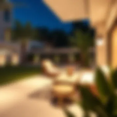 Outdoor Luxury: Stylish Spaces in Signature Homes Stylish outdoor space of a signature home featuring luxurious landscaping