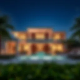 Architectural perspective of Sobha Hartland Forest Villa showcasing its unique design