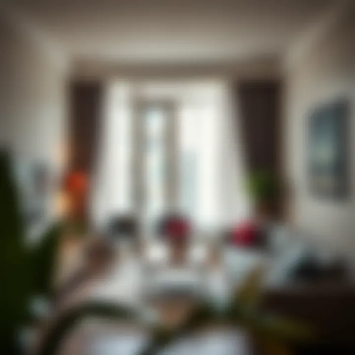 Modern Studio Living in Karama Cozy studio apartment in Karama showcasing modern furnishings