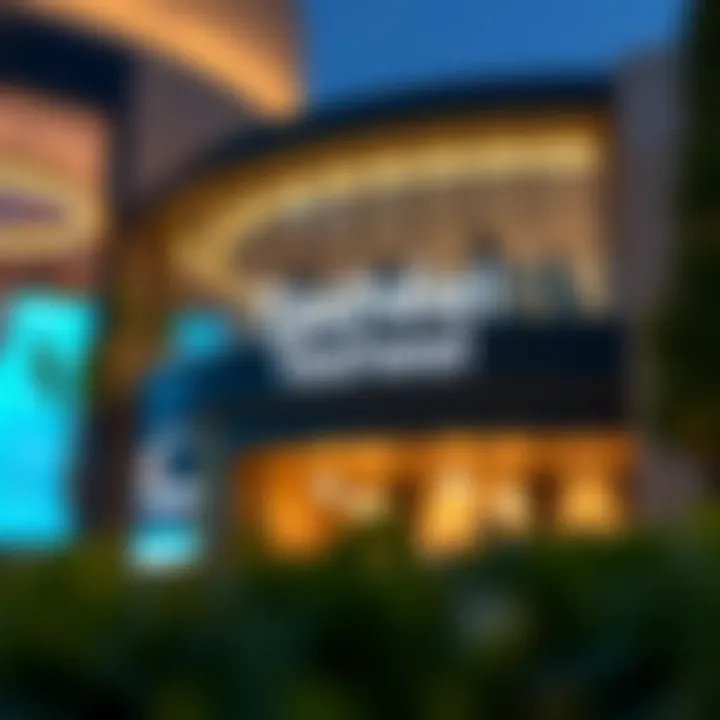 An overview of Tasheel service centers in Dubai showcasing modern architecture and design.