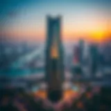 Aerial view of Al Moosa Tower 2 showcasing its architectural grandeur