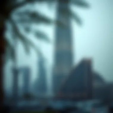 Strategic Location of Blakely Tower in Dubai Blakely Tower's surroundings illustrating its prime location and accessibility within Dubai.