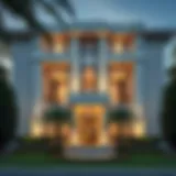 Elegant facade of Bvlgari Villa showcasing luxury architecture