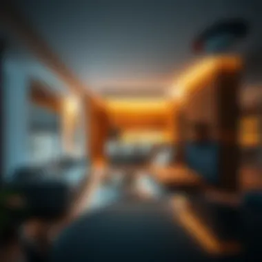 Luxurious Living Space in Apart Hotels Luxurious apart hotel living space showcasing modern design