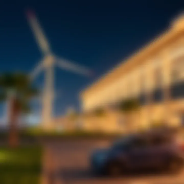 Renewable Energy Initiatives by DEWA DEWA's renewable energy initiative represented visually
