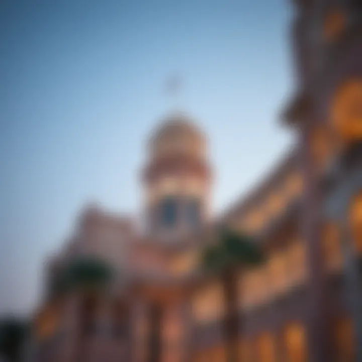 Architectural details highlighting the design of ابراج بن حم