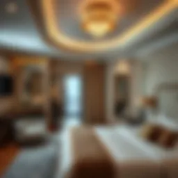 Luxurious bedroom in Dubai