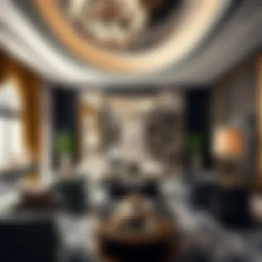 Opulent Interiors of Dubai Mansions Lavishly designed interior of a Dubai mansion