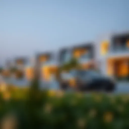 Luxury real estate development showcasing modern architecture