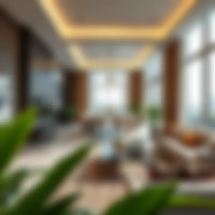 Luxury Living: Defining Modern Real Estate Trends Trendy interior of a luxury property