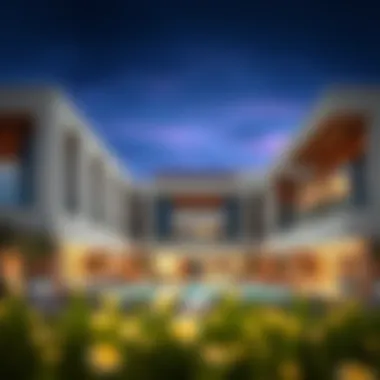 Modern architectural design in Liwan neighborhood