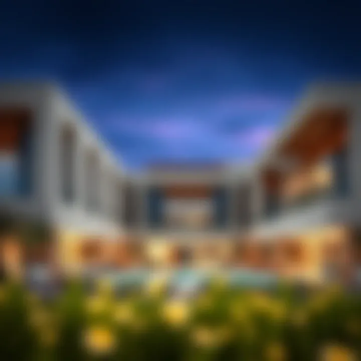 Modern architectural design in Liwan neighborhood