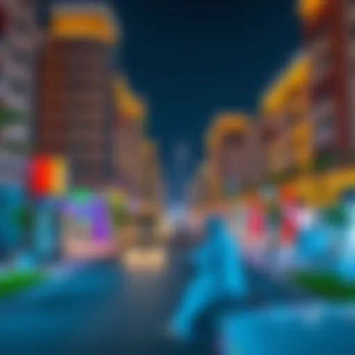 Vibrant urban landscape of Liwan in Dubai