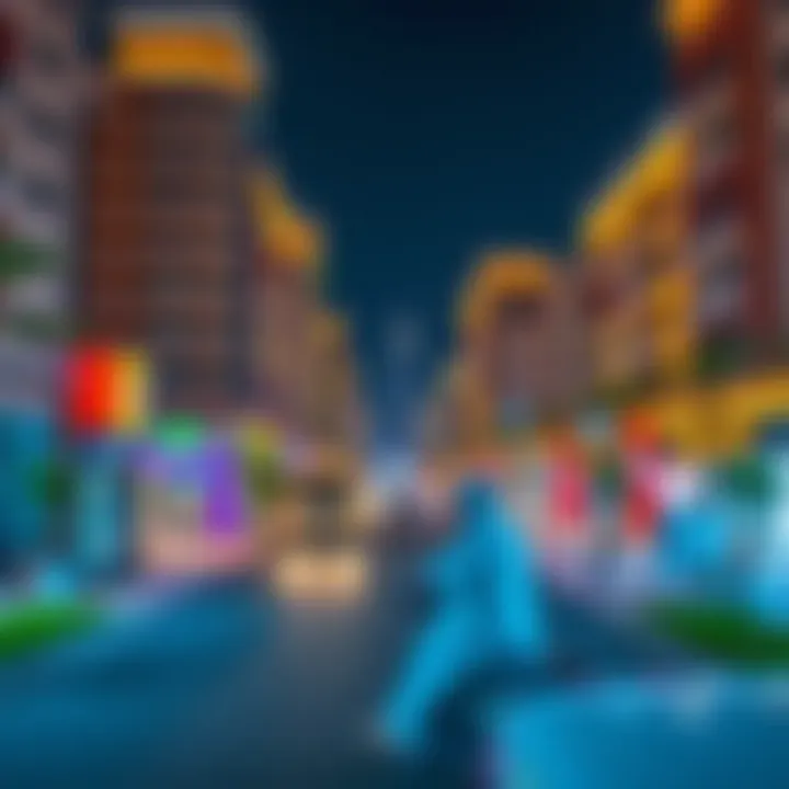 Vibrant urban landscape of Liwan in Dubai