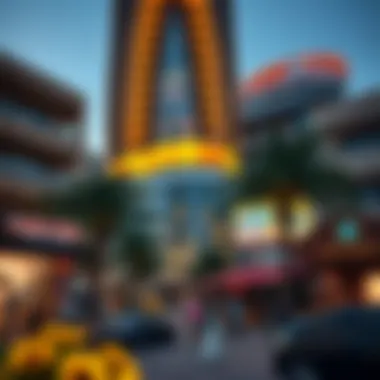 Reef Tower Community Dynamics Vibrant community life surrounding the Reef Tower, illustrating socio-economic dynamics