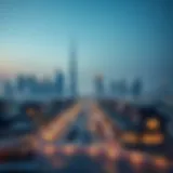 Dubai skyline showcasing luxury properties