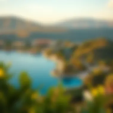 Lush landscapes surrounding Azizi Riviera