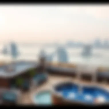 Palm Jumeirah Panorama Stunning panoramic view of Palm Jumeirah and its luxurious coastline