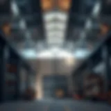 Modern warehouse design in Khawaneej showcasing advanced logistics solutions