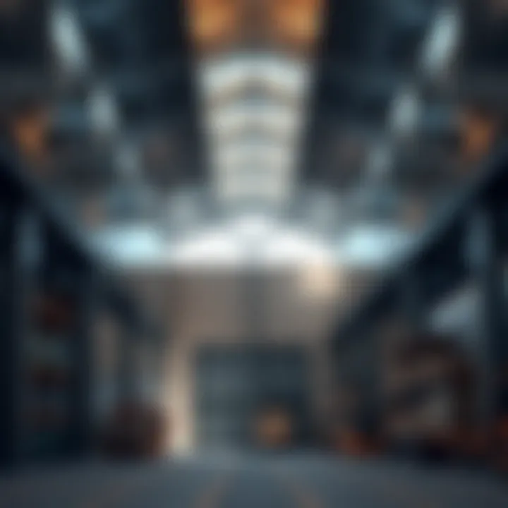 Modern warehouse design in Khawaneej showcasing advanced logistics solutions