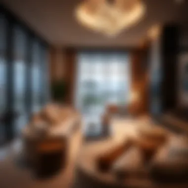 Luxurious interior of a Gardenia Bay residence