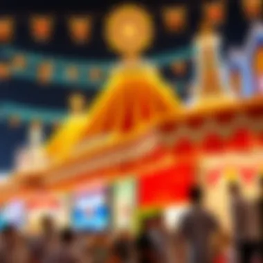 Cultural Festival Experience at Global Village Festive atmosphere during a cultural festival