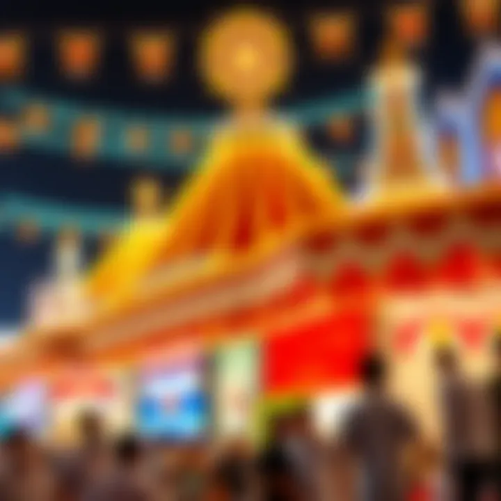 Cultural Festival Experience at Global Village Festive atmosphere during a cultural festival