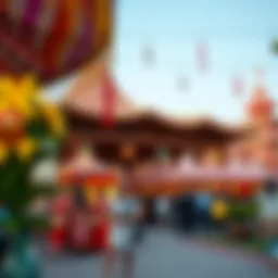 Vibrant Pavilion showcasing global cultures