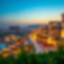 Panoramic view of Happy Valley Al Barsha showcasing modern architecture