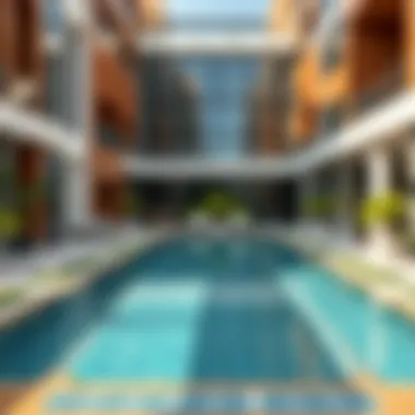 Luxury Living: Modern Amenities Modern amenities in a luxury apartment complex
