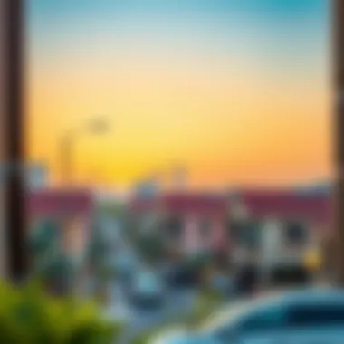 Vibrant Neighborhoods in Dubai Scenic view of a vibrant Dubai neighborhood