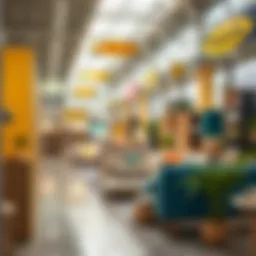 Interior view of IKEA Dubai showcasing furniture and decor