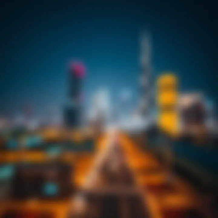 Investment opportunities in واحة السيليكون captured through its evolving skyline