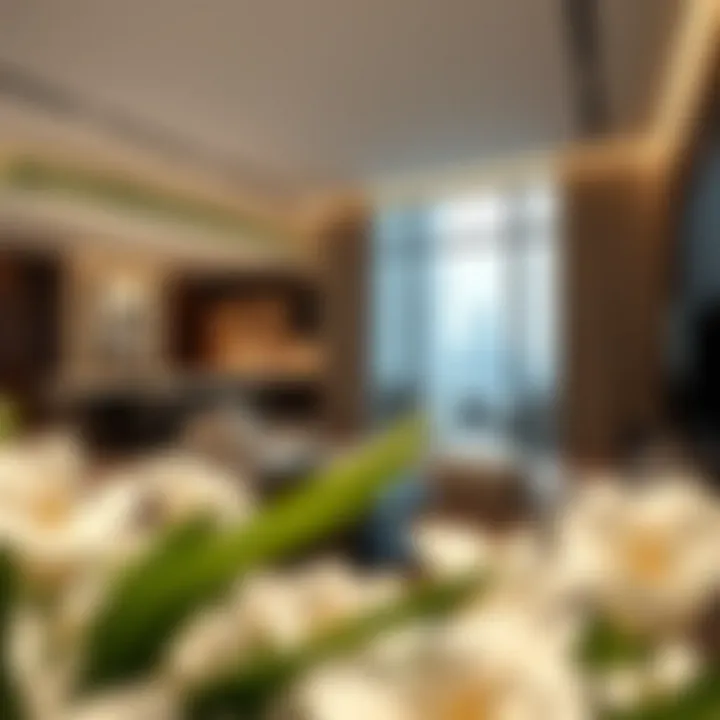 Luxurious interiors of a unit in Iris Dubai highlighting modern amenities