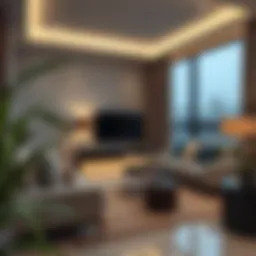 Modern apartment interior in Jebel Ali
