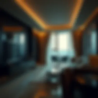 Luxurious Interiors of Platinum Tower Luxurious interior of an apartment in Platinum Tower