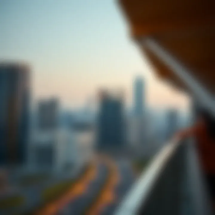 A stunning skyline view of JLT Cluster Q showcasing modern architecture