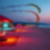 Vibrant Atmosphere at Kite Beach A panoramic view of Kite Beach showcasing its vibrant atmosphere
