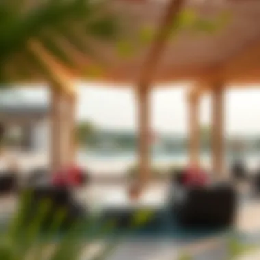 Outdoor amenities of La Rosa demonstrating lifestyle options