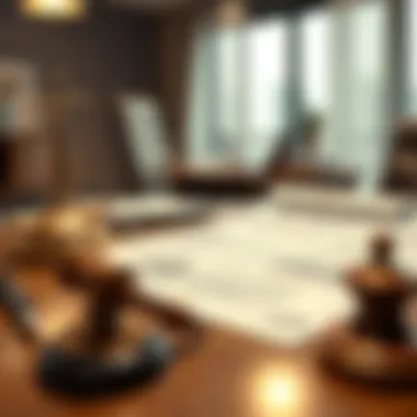 Legal Framework: Understanding Property Laws in Dubai Blueprints and legal documents on a desk